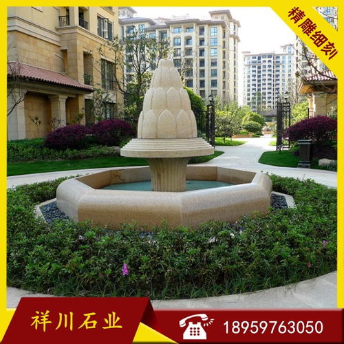 石材水缽 廣場景觀中的藝術(shù)與自然之美